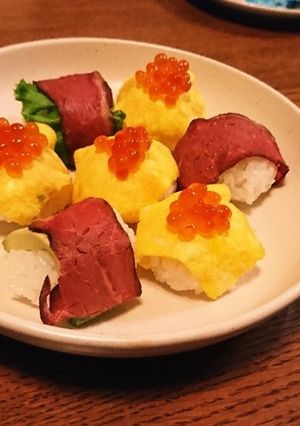 バラエティー手まり寿司♪-レシピのメイン写真