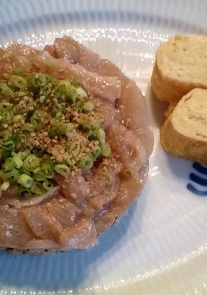 刺身 胡麻漬け ご飯-レシピのメイン写真