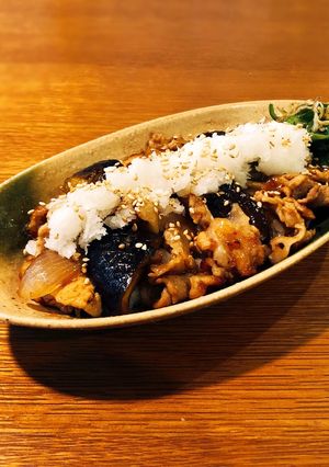 茄子と豚肉の甘辛炒め-レシピのメイン写真