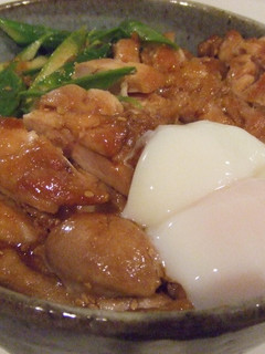 鶏肉の照り焼き~温泉卵をのせて~-レシピのメイン写真
