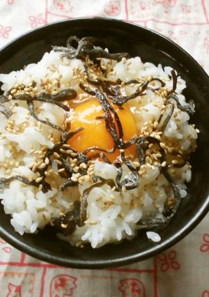 麦飯でたまごかけごはん♪-レシピのメイン写真