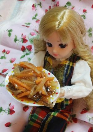 リカちゃんサイズ♡簡単甘酸漬け風ꕤ*.゚-レシピのメイン写真