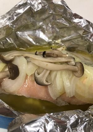 鮭ホイル蒸し？-レシピのメイン写真