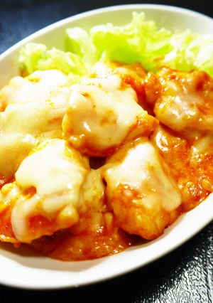 鶏むね肉が柔らかい！チーズタッカルビ焼き-レシピのメイン写真