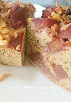 ナッツとグラノーラと林檎のパウンドケーキ-レシピのメイン写真