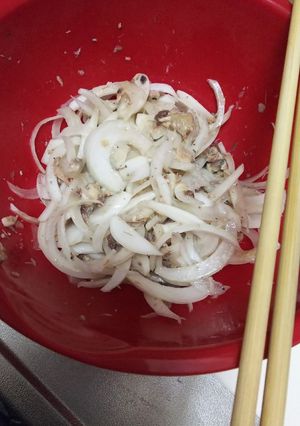 新玉ねぎとサバ缶サラダ-レシピのメイン写真