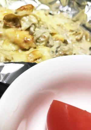 ポテトとキノコのクリームグラタン-レシピのメイン写真
