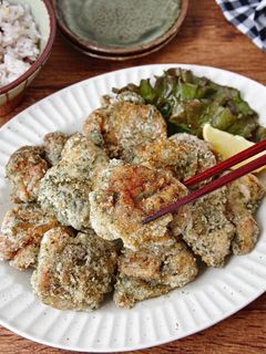 ☆簡単☆鶏もも肉のうま塩のり唐揚げ-レシピのメイン写真