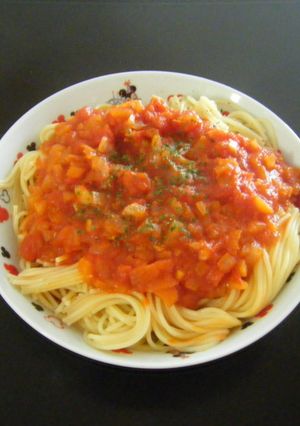 ☆フレッシュトマトのスープパスタ☆-レシピのメイン写真
