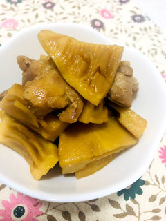 鶏肉とタケノコの煮物-レシピのメイン写真