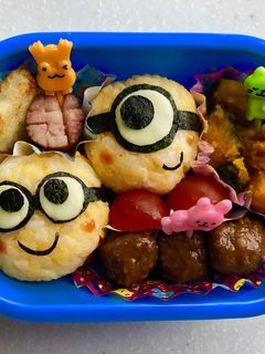 キャラ弁☆ミニオン弁当☆-レシピのメイン写真