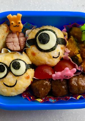キャラ弁☆ミニオン弁当☆-レシピのメイン写真