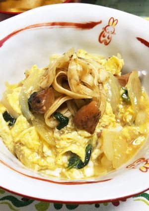 焼き鳥缶の親子丼-レシピのメイン写真
