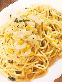 コーン玉ねぎほうれん草のクリームパスタ-レシピのメイン写真