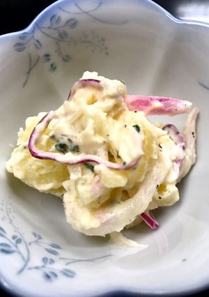 ポテトサラダ＊イン＊紫玉ねぎのマリネ-レシピのメイン写真