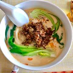 รูปของ ☆旦那大絶賛☆本格豆乳坦々うどん