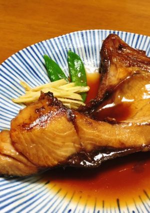 天然ぶりカマの煮付け *☻*-レシピのメイン写真