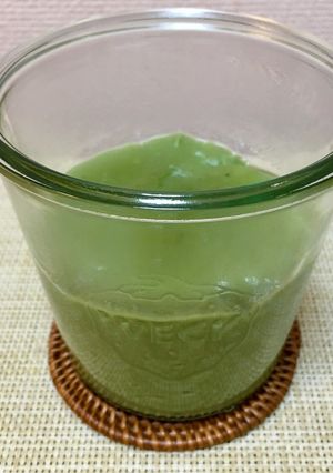 クリーミーな♪抹茶のわらびもち☆WECK-レシピのメイン写真