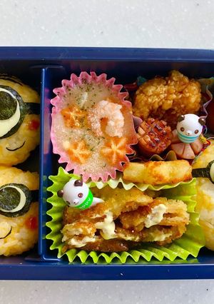 キャラ弁☆ミニオンズ弁当☆-レシピのメイン写真