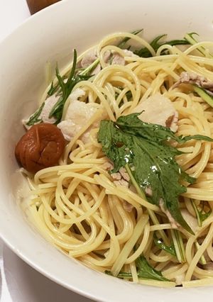 ごま油芳る 簡単豚しゃぶサラダパスタ-レシピのメイン写真