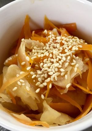 自家製甘酢で、甘酢きんぴら-レシピのメイン写真
