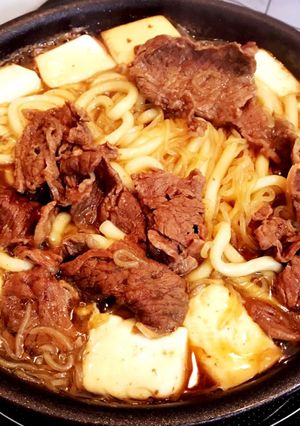 すき焼き♡煮込みうどん-レシピのメイン写真