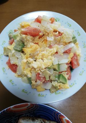 具たくさんのスクランブルドエッグ-レシピのメイン写真