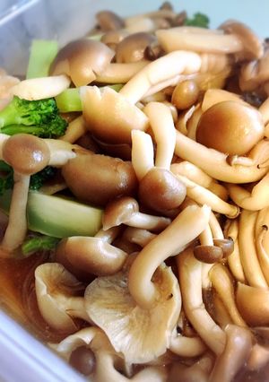 シメジのめんつゆバター煮-レシピのメイン写真