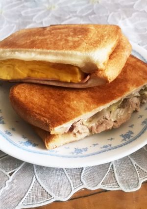 厚焼きたまごホットサンド-レシピのメイン写真