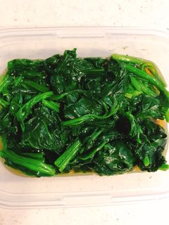 作業2つ!ほうれん草のおひたし-レシピのメイン写真