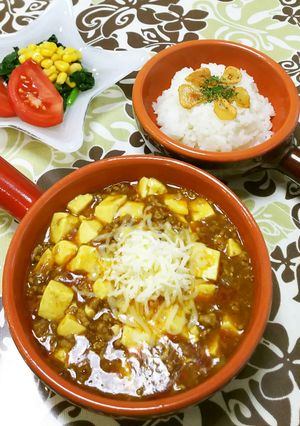 チーズ麻婆カレー♪-レシピのメイン写真