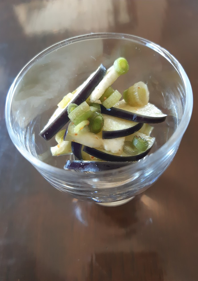 みょうがたけとなすの和え物-レシピのメイン写真