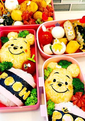 プーさんキャラ弁 簡単プーさん-レシピのメイン写真