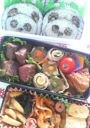 デカ盛りお弁当-レシピのメイン写真