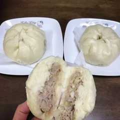 รูปของ 餃子の具で 肉まん(^O^)!