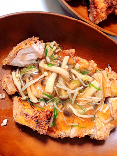 食物繊維を補う!チキンのきのこあんかけ☆-レシピのメイン写真