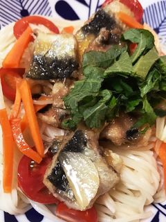 夏にぴったりイワシの南蛮漬け素麺-レシピのメイン写真