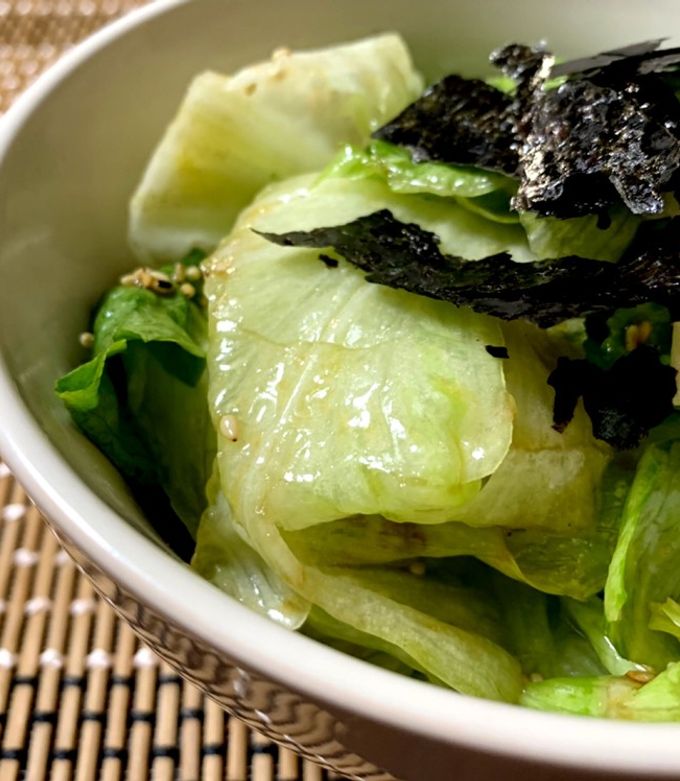 絶品混ぜるだけ レタスのチョレギサラダ by うつわから×やすだ