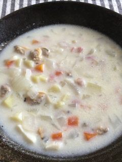 アサリの旨味 クラムチャウダー-レシピのメイン写真