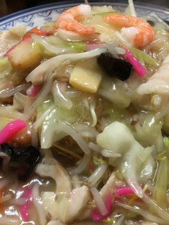 長寿牡蠣だし あんかけ皿うどん-レシピのメイン写真