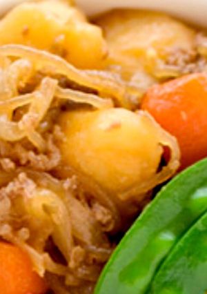 お手軽3分 肉じゃがリメイクスタミナ丼-レシピのメイン写真