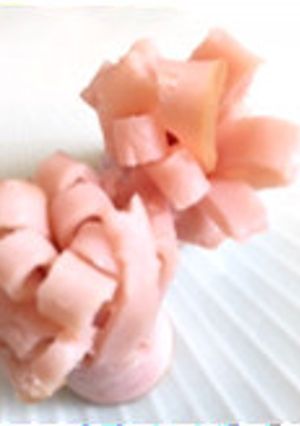 お花のハム-レシピのメイン写真