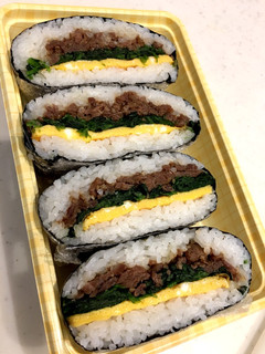 COSTCOプルコギビーフでおにぎらず-レシピのメイン写真
