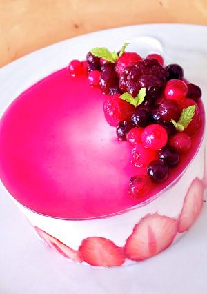 いちごのムースケーキ-レシピのメイン写真