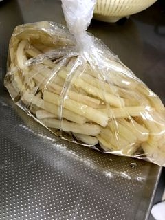 ばあちゃんのフキの下処理方法-レシピのメイン写真