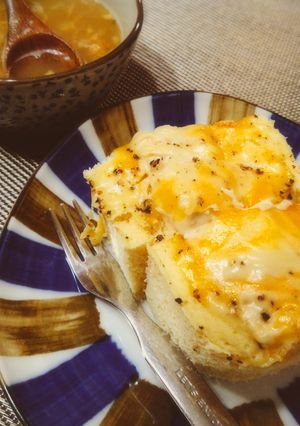 ＊おからパウダーde満腹ツナチーズパン＊-レシピのメイン写真