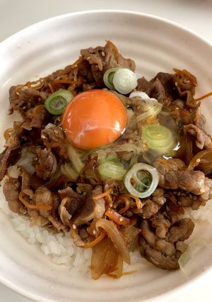 ネギ玉牛丼-レシピのメイン写真