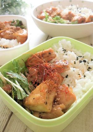 鶏ももとがんもの生姜照り焼き-レシピのメイン写真