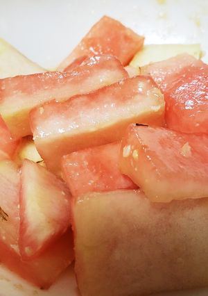 スイカの皮の味噌漬け-レシピのメイン写真