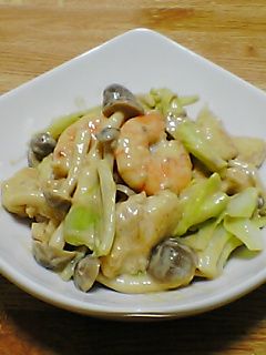 鶏肉と海老のわさびマヨネーズ和え-レシピのメイン写真